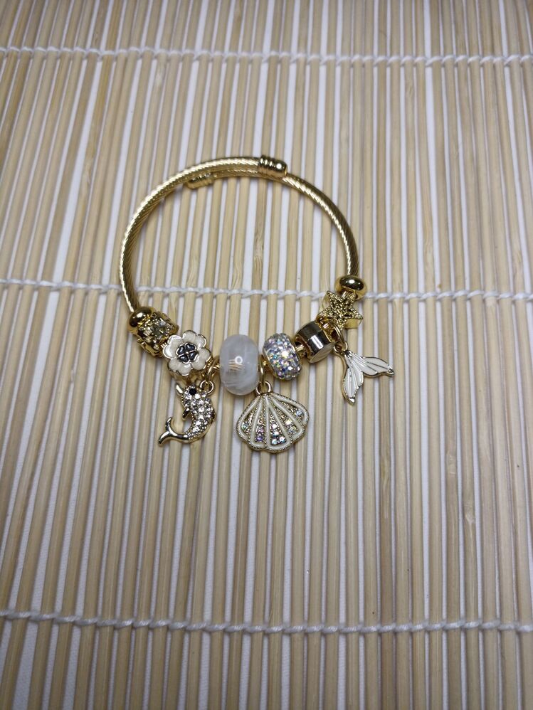 Pandora Bileklik - Gold Deniz Kabuğu