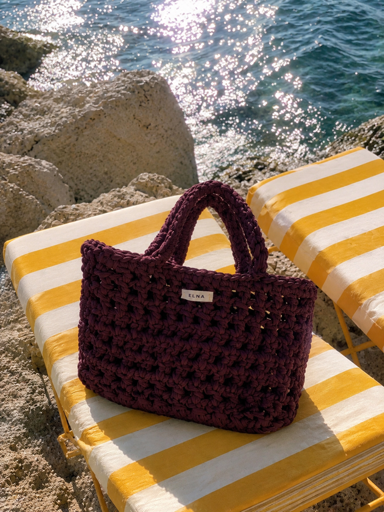 Dark Chocolate Beach Bag