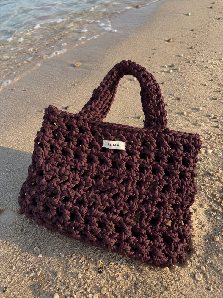 Dark Chocolate Beach Bag