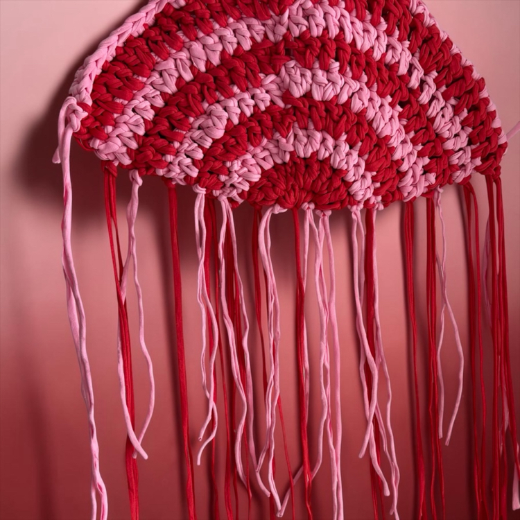 E L N A Jellyfish Fringe Bag