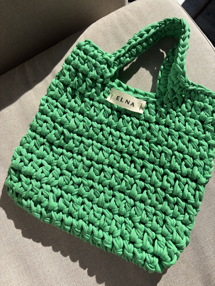 E L N A Mino Green Bag