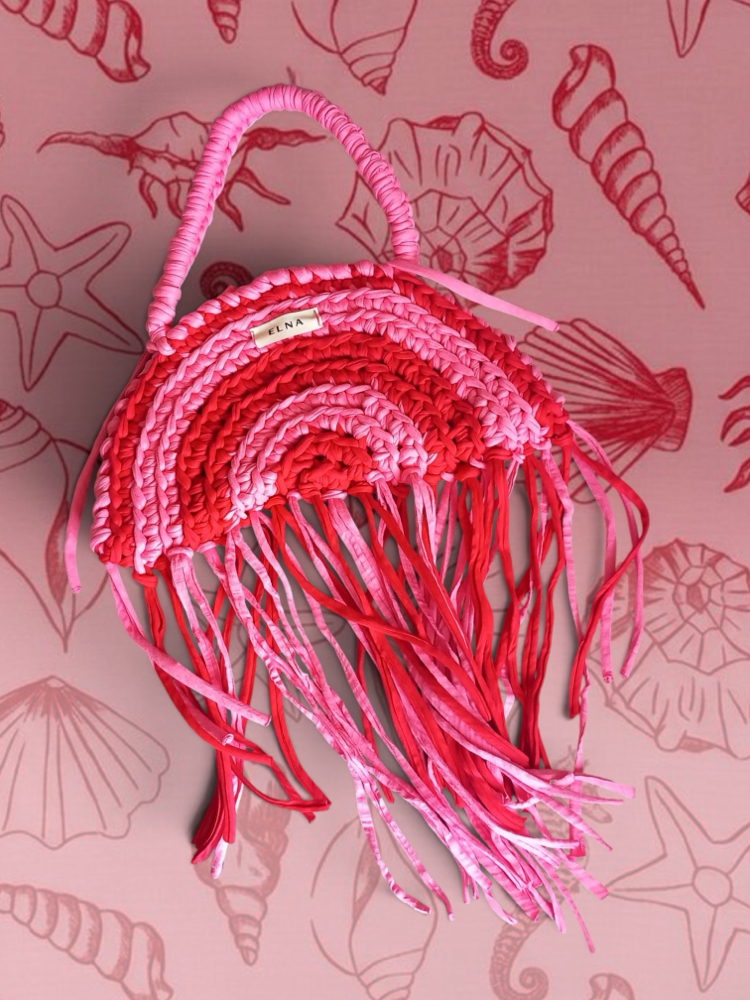 SeaGlow Fringe Bag