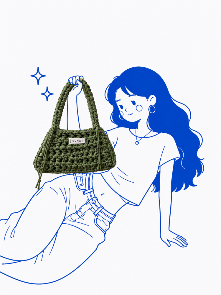 ELNA Olive Bag