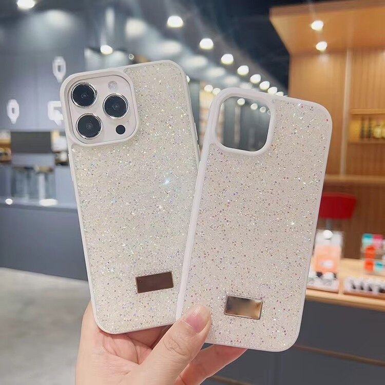 Beyaz Swarovski Taşlı Kılıf