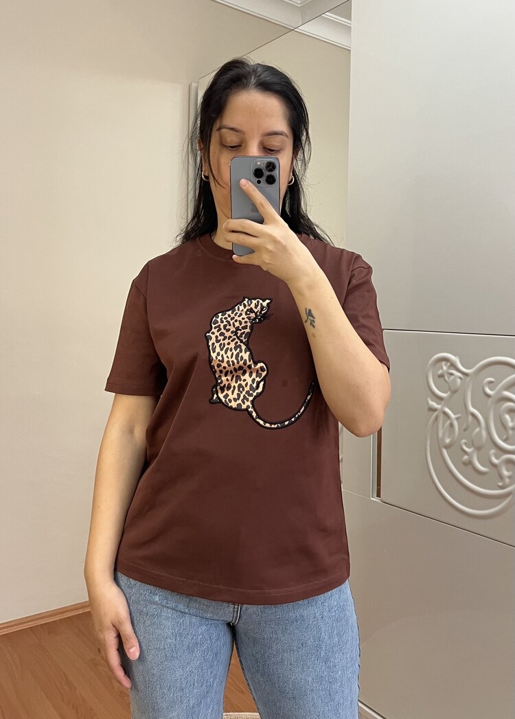 Leopar Basic T-Shirt