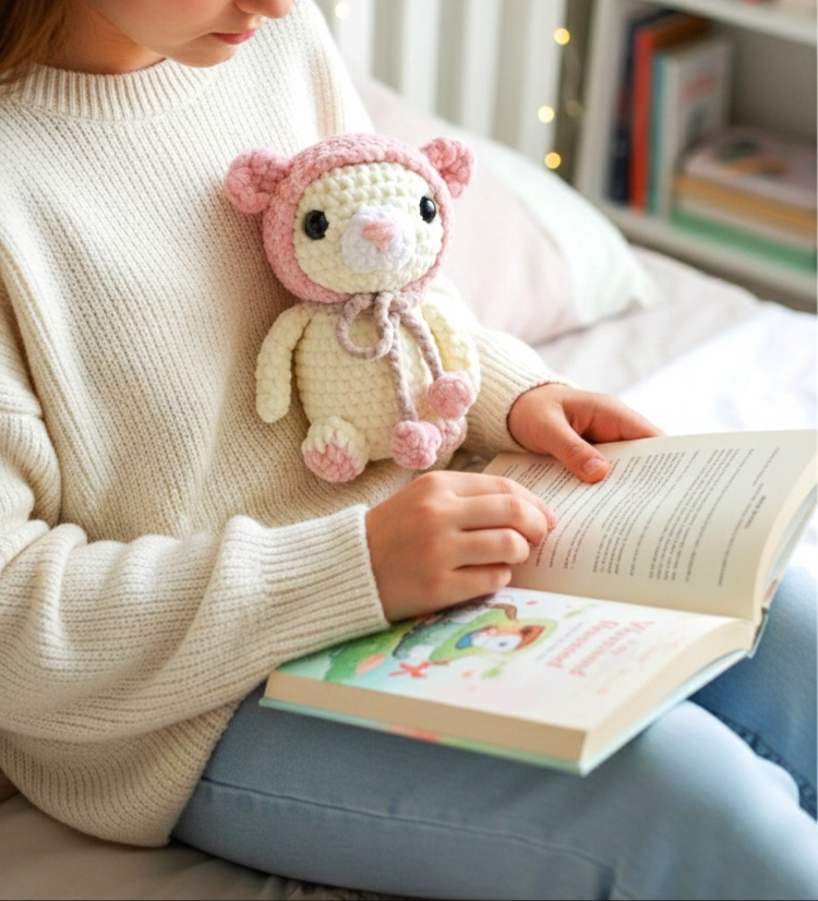 Luna Pembe Şapkalı Ayıcık