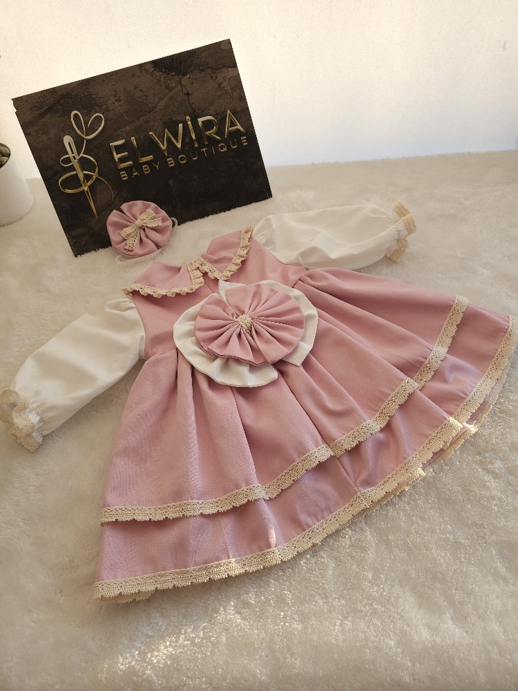 ✨️pudra vintage elbise✨️