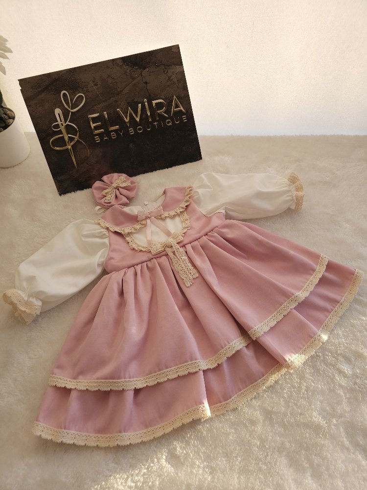 ✨️pudra vintage elbise✨️