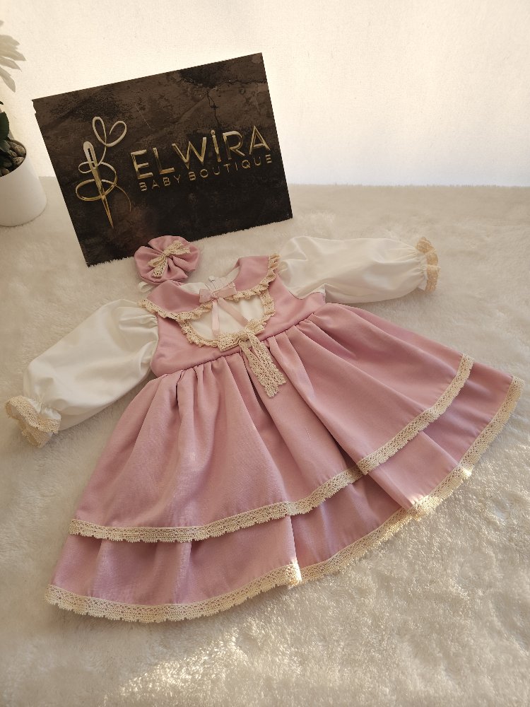 ✨️pudra vintage elbise✨️
