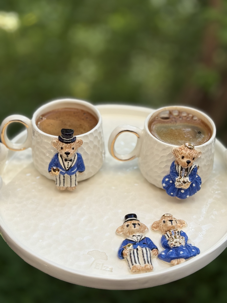 Mavi Teddy set