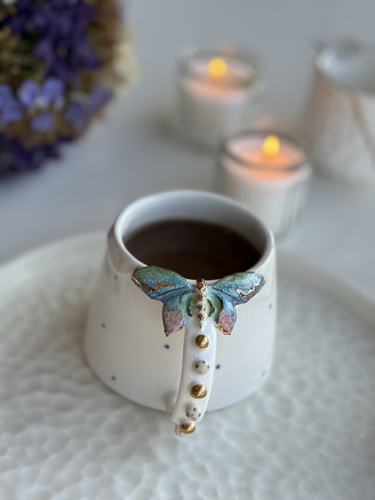Kelebekli mug