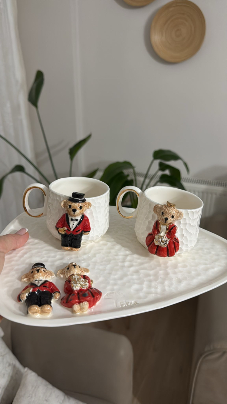 Kırmızı Teddy set