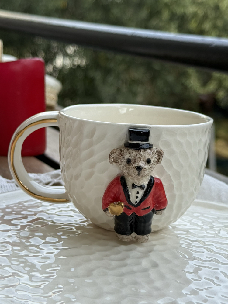 Teddy kırmızı mug