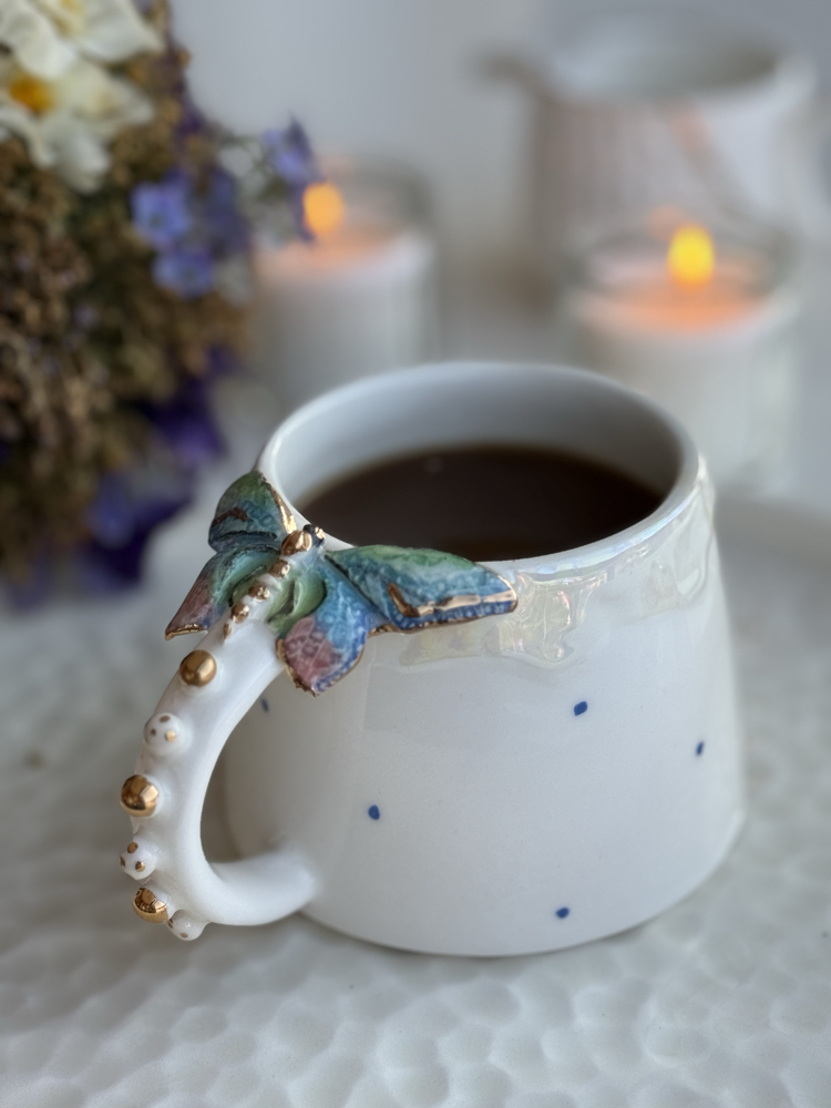 Kelebekli mug
