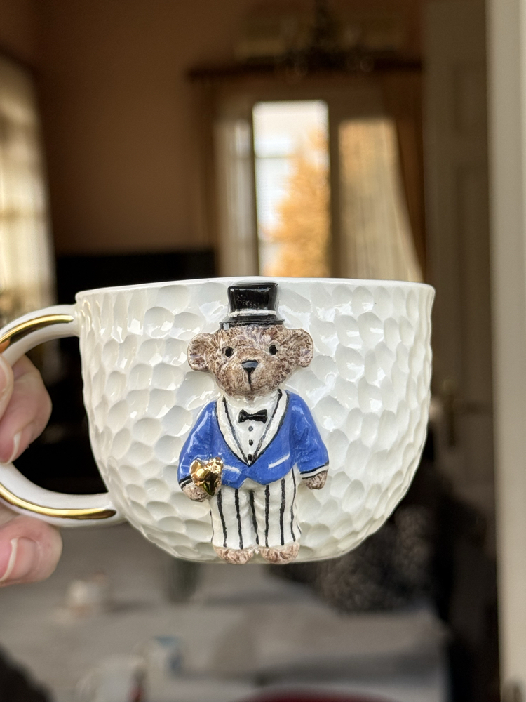 Teddy mavi mug