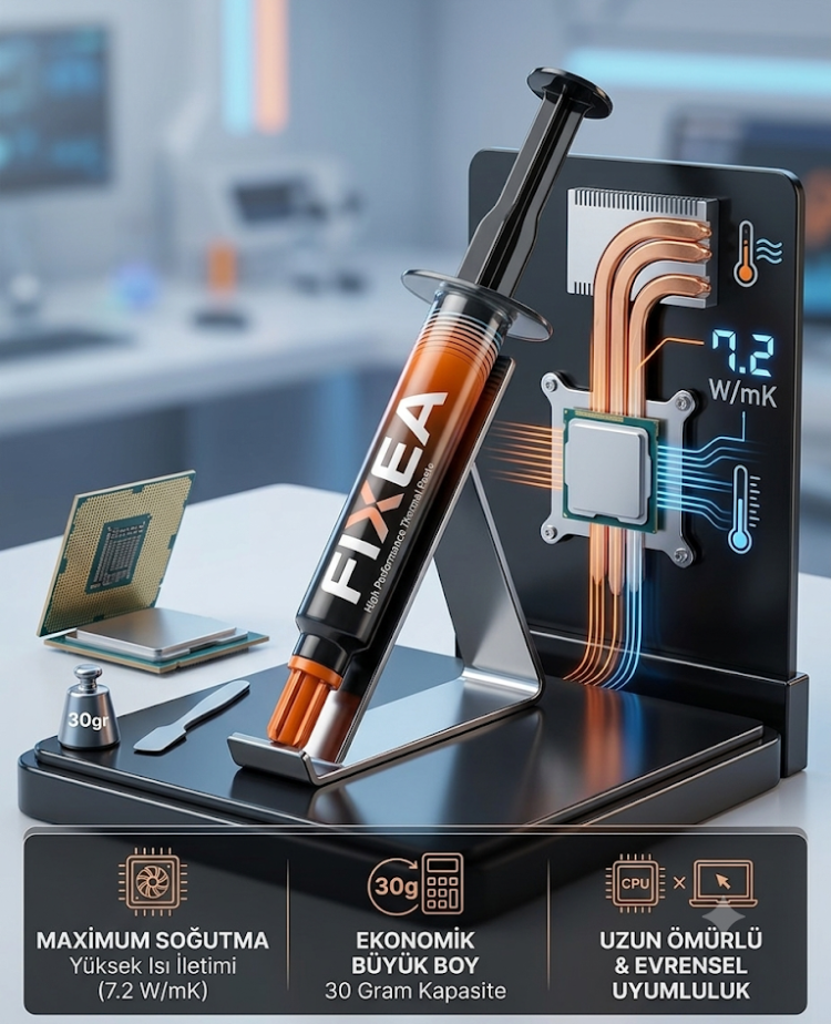 FixEA High Performance Termal Macun 7.2 W/mK - 30g Yüksek İletkenlik