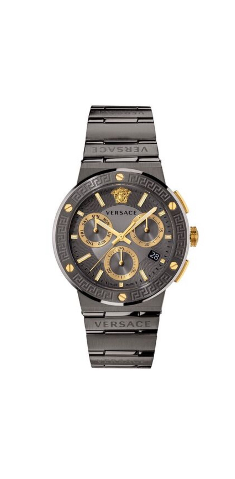 VERSACE ERKEK KOL SAATİ FÜME ÇELİK