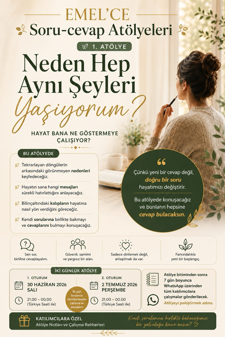 EMEL’CE SORU-CEVAP ATÖLYELERİ 1