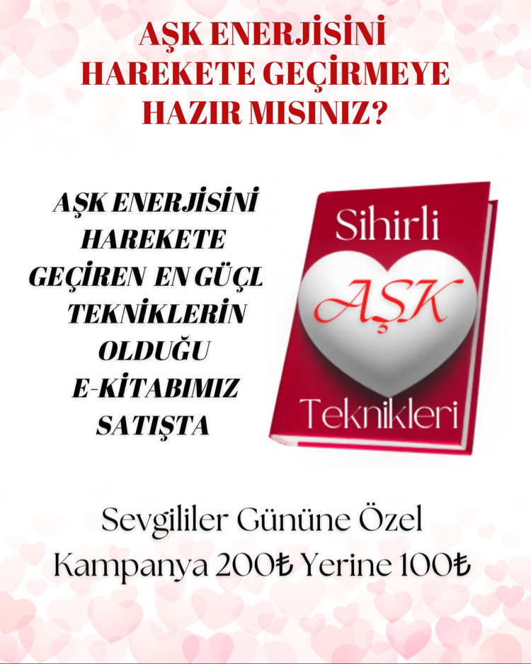 Sihirli Aşk Teknikleri E-Kitabı(Fiziki Kitap Değildir)