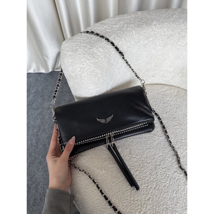 Zadig Rock Clutch Large Boncuklu - Gizli Mıknatıs