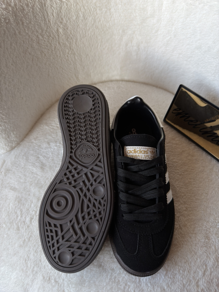 Adidas Spezial Sneaker - Siyah Süet / Beyaz Şerit