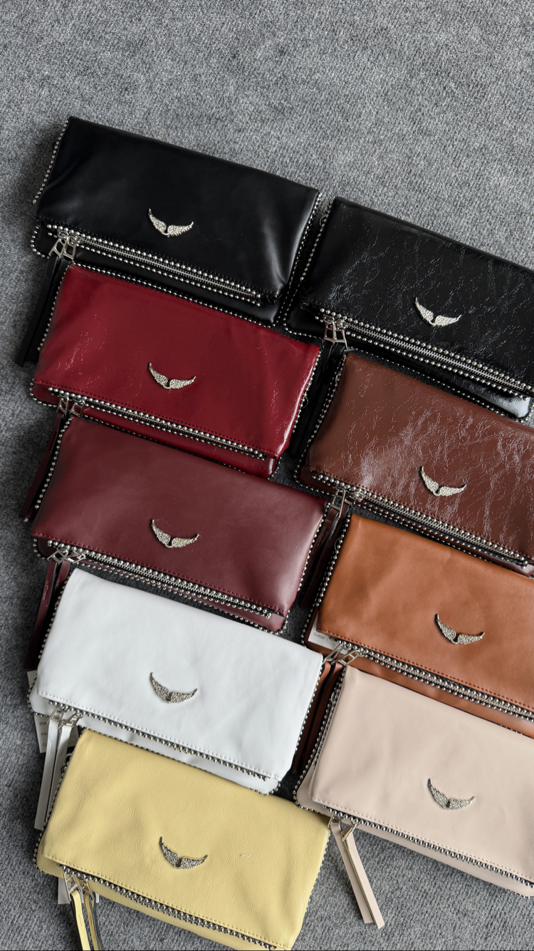 Zadig Rock Clutch Large Boncuklu - Gizli Mıknatıs