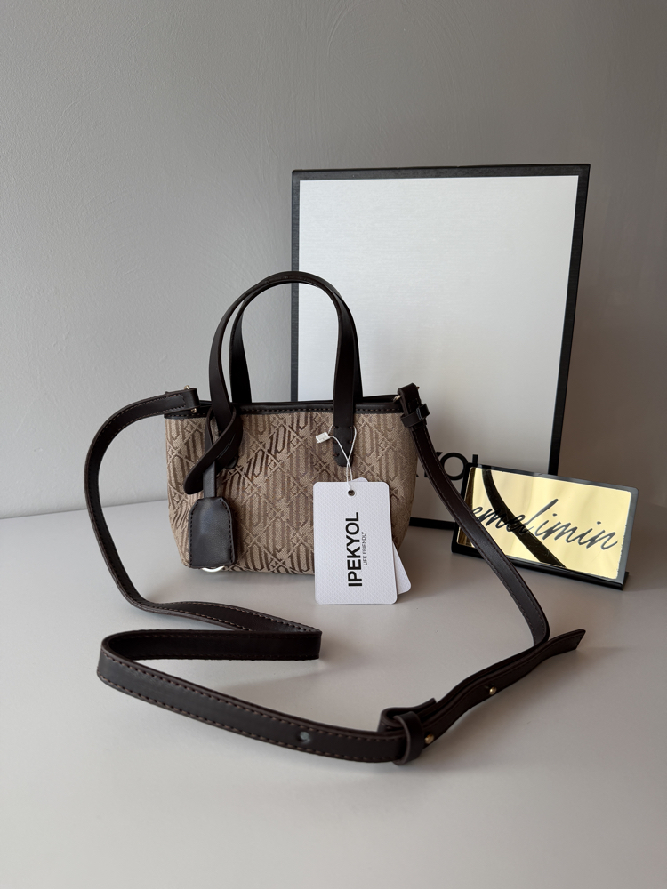 Mia Model Kahverengi Omuz Çantası