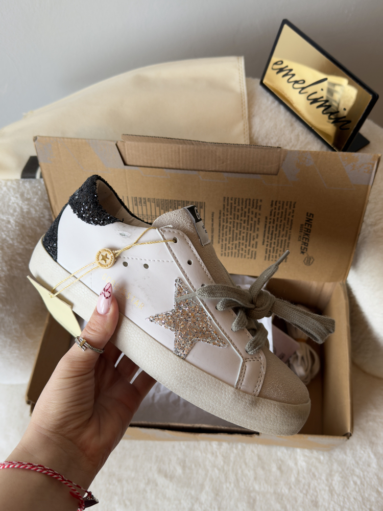 Golden Goose Superstar Silver Sneaker