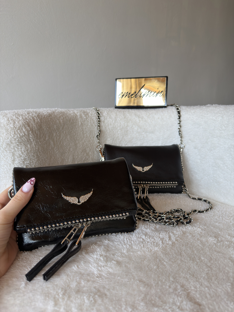 Zadig Clutch Small Gizli Mıknatıs Çanta