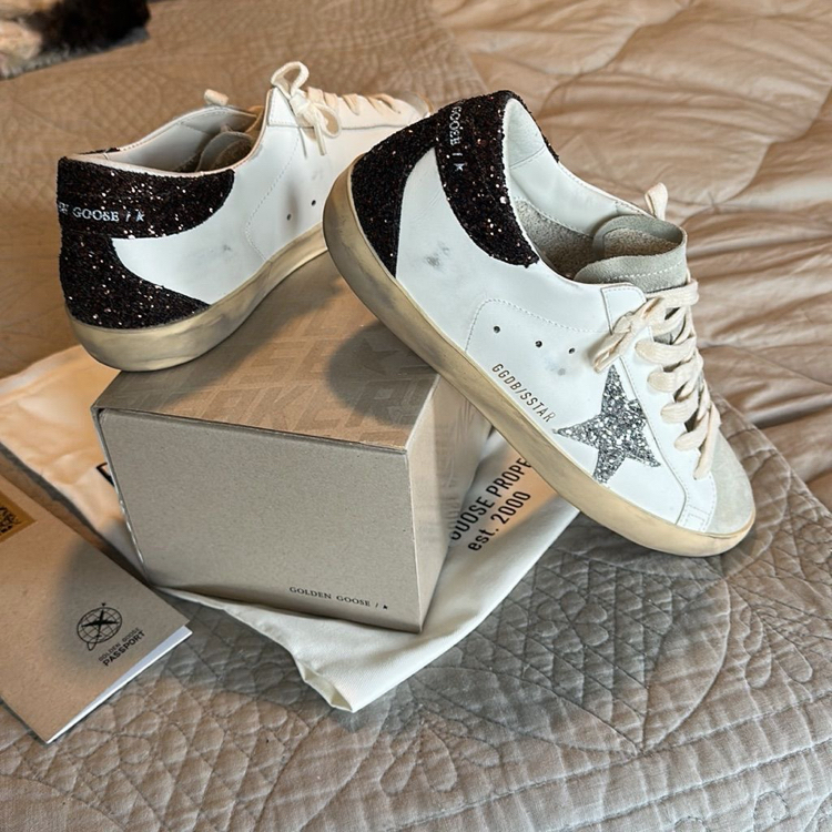 Golden Goose Superstar Silver Sneaker