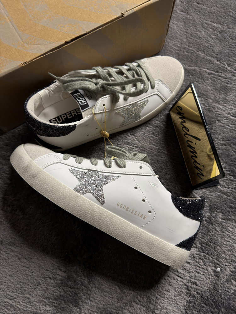 Golden Goose Superstar Silver Sneaker