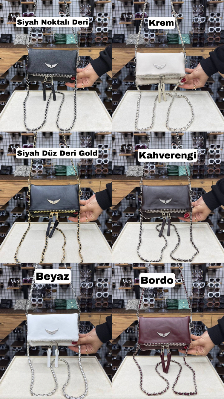 Zadig Clutch Small Gizli Mıknatıs Çanta