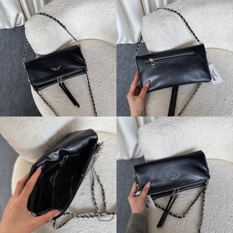 Zadig Rock Clutch Large Boncuklu - Gizli Mıknatıs