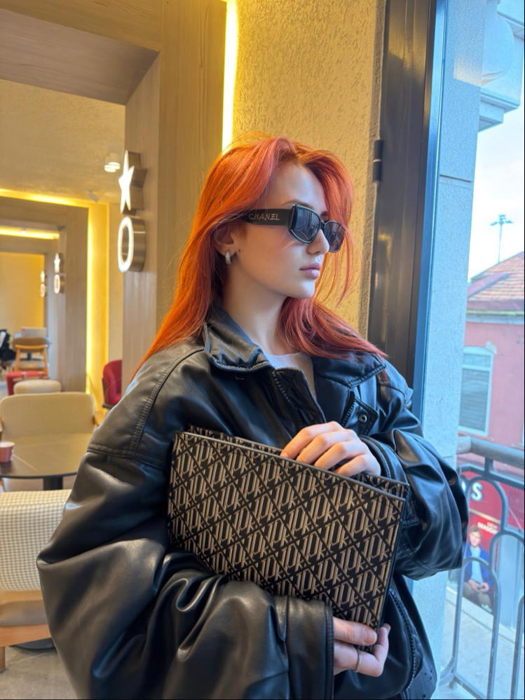 Siyah Mia Model Clutch Çanta