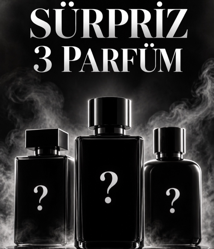 3 ADET SÜRPRİZ PARFÜM