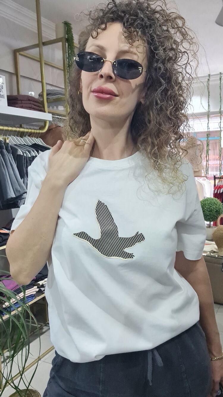 PREMIUM KAZ DETAYLI T-SHİRT