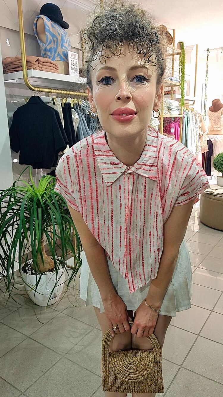 TENCEL BATİK GÖMLEK (PEMBE)