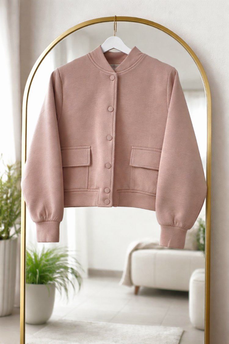 Bomber Ceket (Vizon)