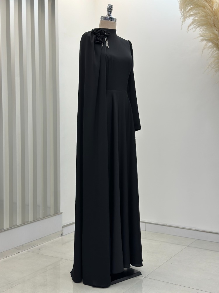 Emi Zenn Tesettür 25159-SIYAH