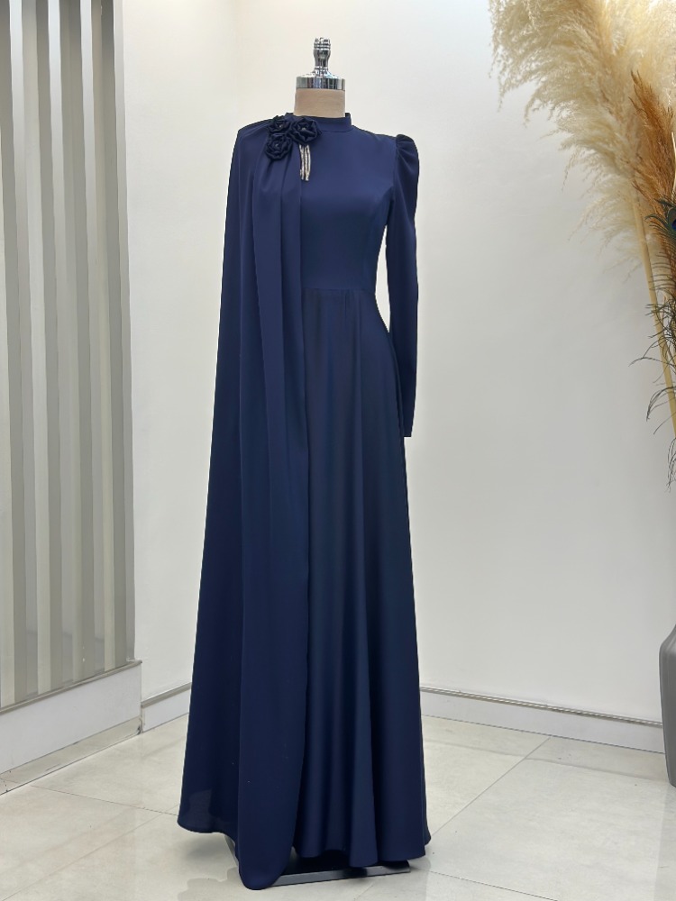 Emi Zenn Tesettür 25159-LACİVERT