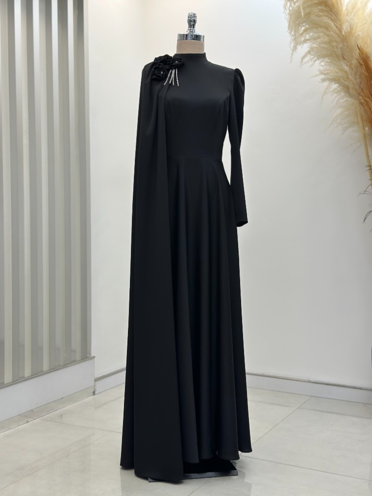 Emi Zenn Tesettür 25159-SIYAH