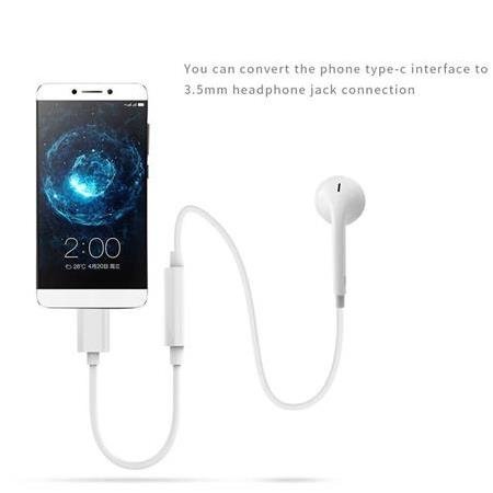 Type C To 3.5mm Kulaklık Ses Çevirici Dönüştürücü Aux Adaptör