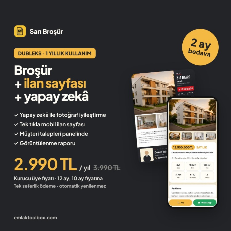 Sarı Broşür - Dubleks Planı (yıllık)