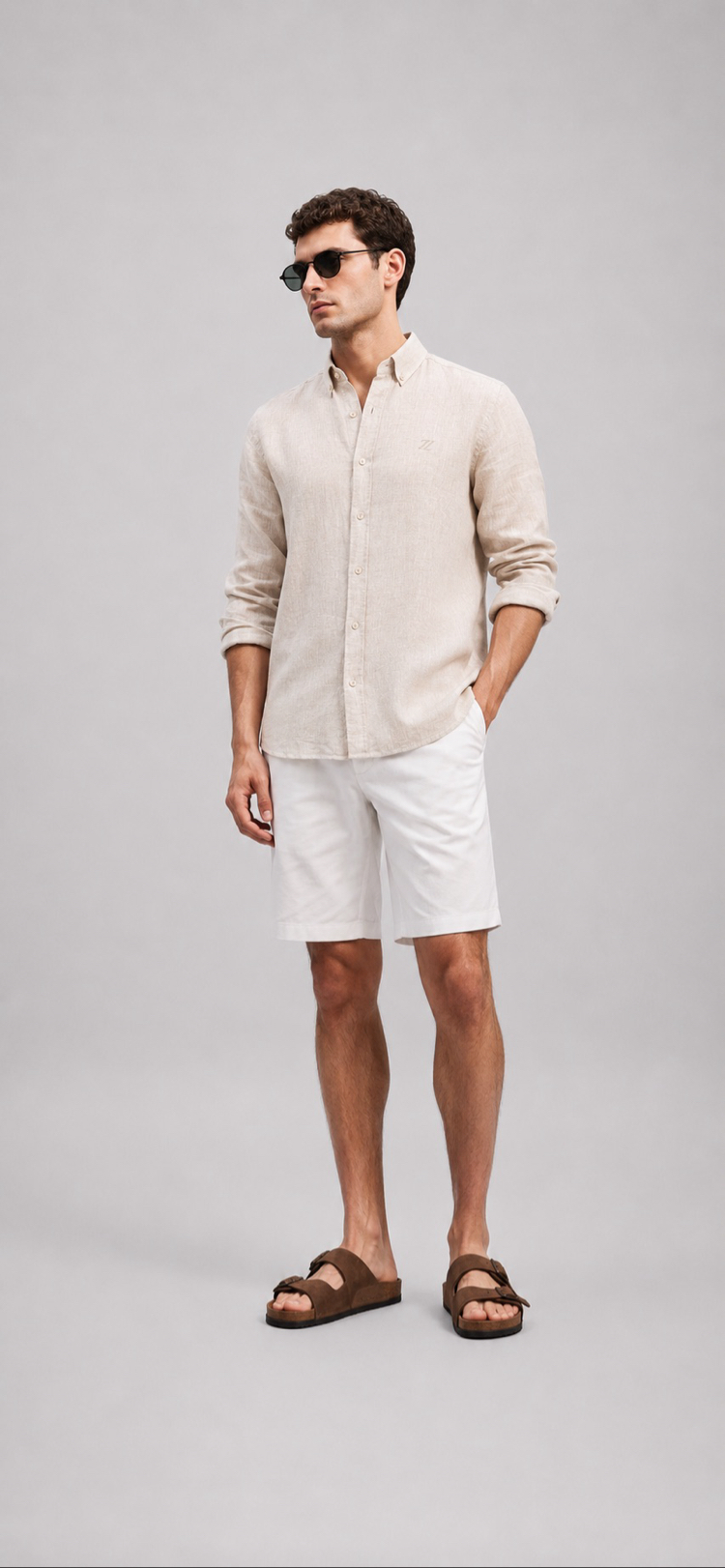 %100 KETEN GÖMLEK ZGN