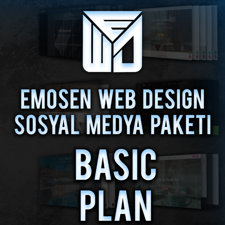 Emosen Design Sosyal Medya Paketi (Basic Plan)