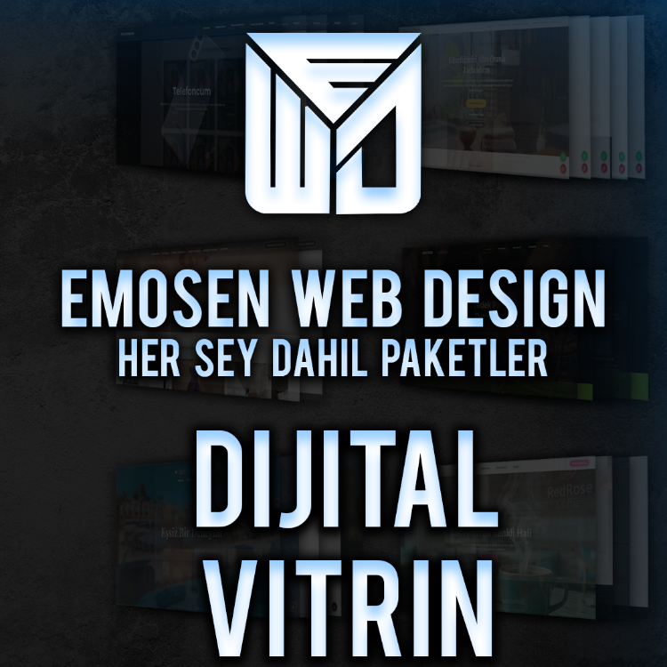 Emosen Web Design Her Şey Dahil Paket (Dijital Vitrin)
