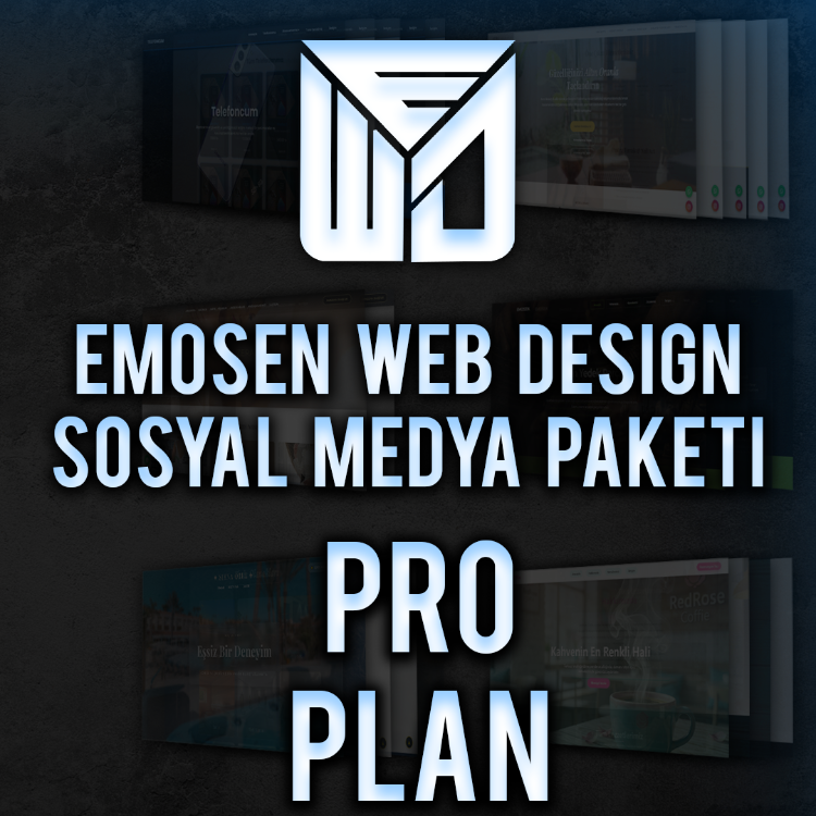 Emosen Design Sosyal Medya Paketi (Pro Plan)