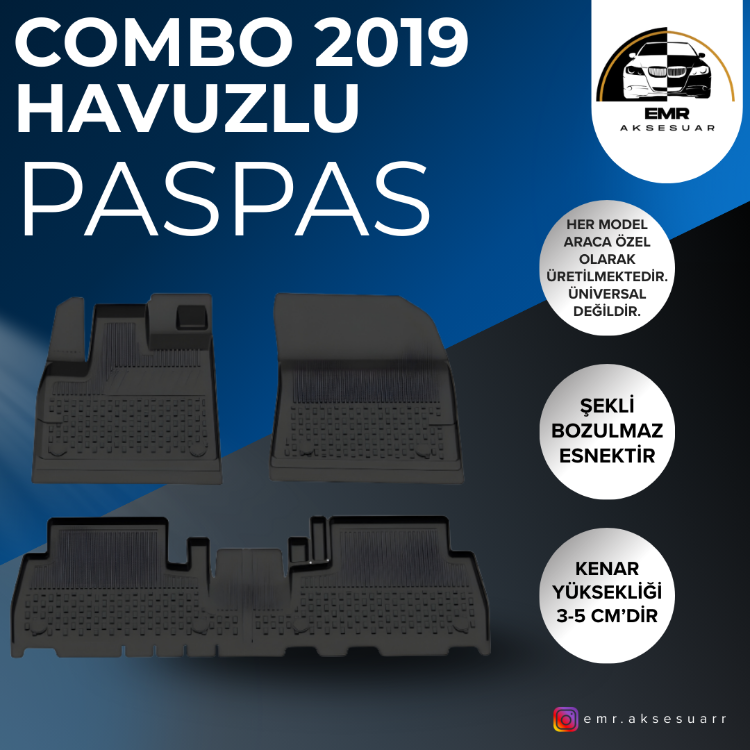 OPEL COMBO 2019- HAVUZLU PASPAS