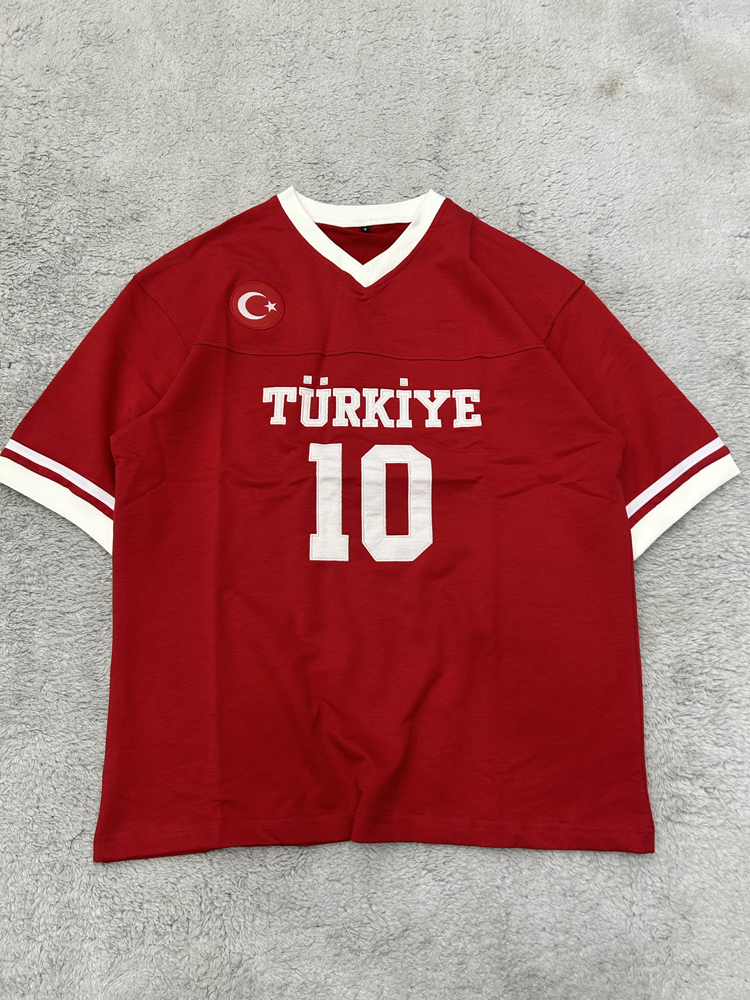 Türkiye kırmızı t-shirt