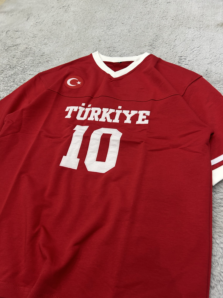 Türkiye kırmızı t-shirt